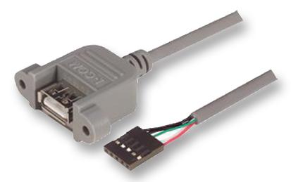 UPMA5-03M COMPUTER CABLE, USB, GREY, 0.3M L-COM