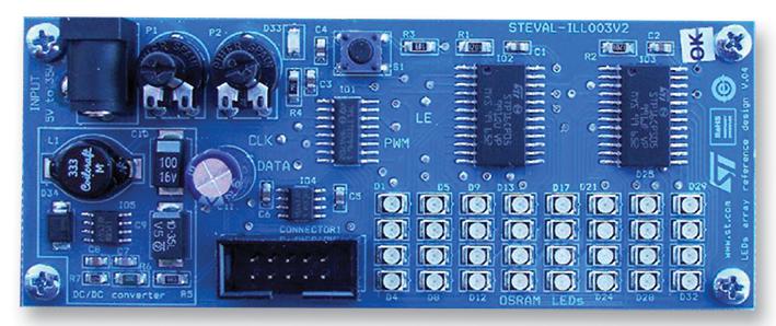 STEVAL-ILL003V2 HB LED DRIVER, DEV BOARD STMICROELECTRONICS