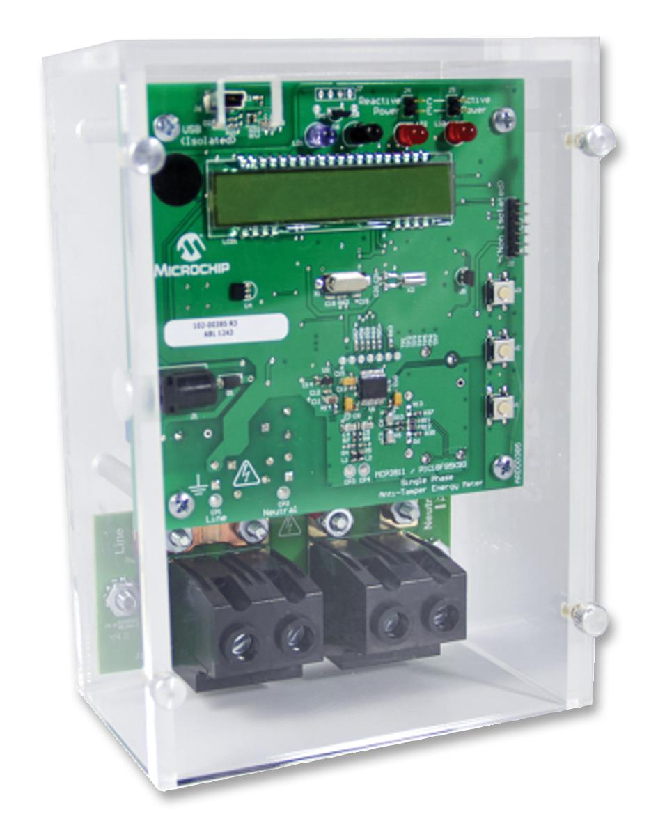 ARD00385 MCP3911, PIC18F85K90, ENERGY METER, EVAL MICROCHIP