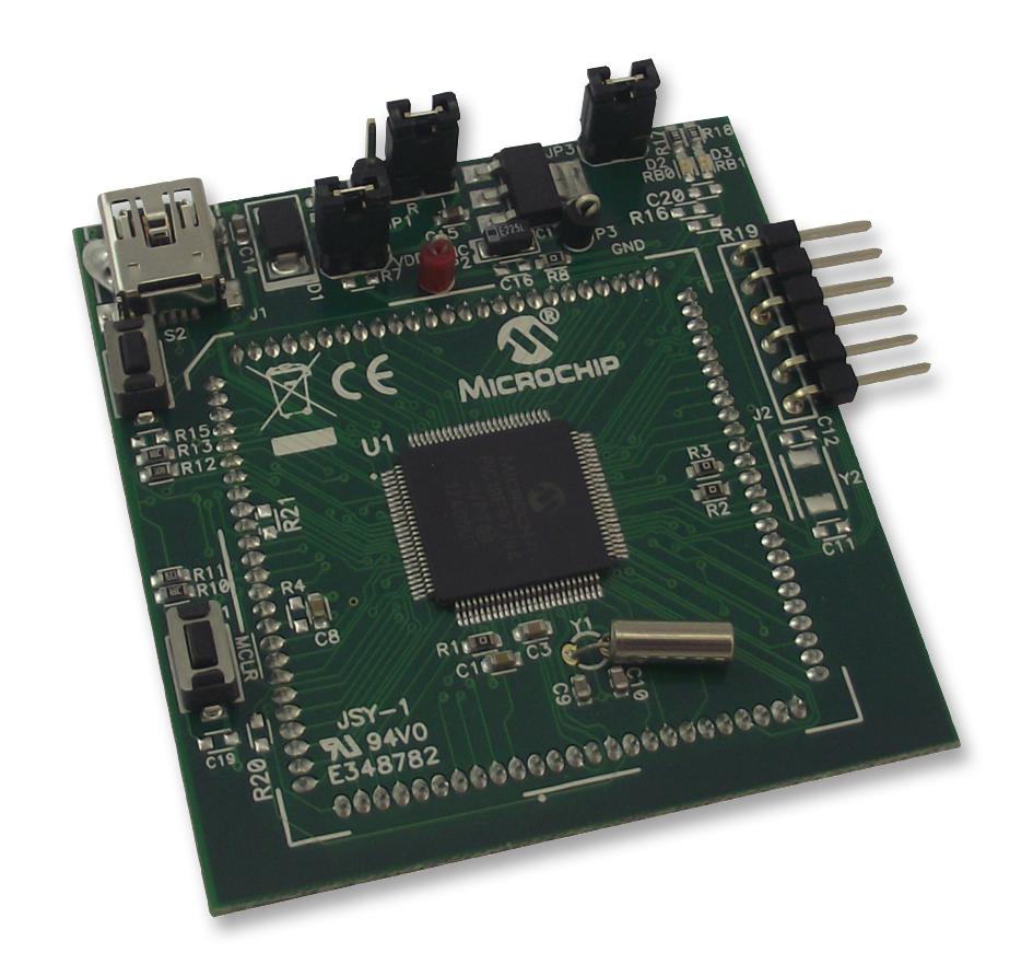 MA180034 MODULE, PIC18F87J94, PLUG IN, 80PIN MICROCHIP