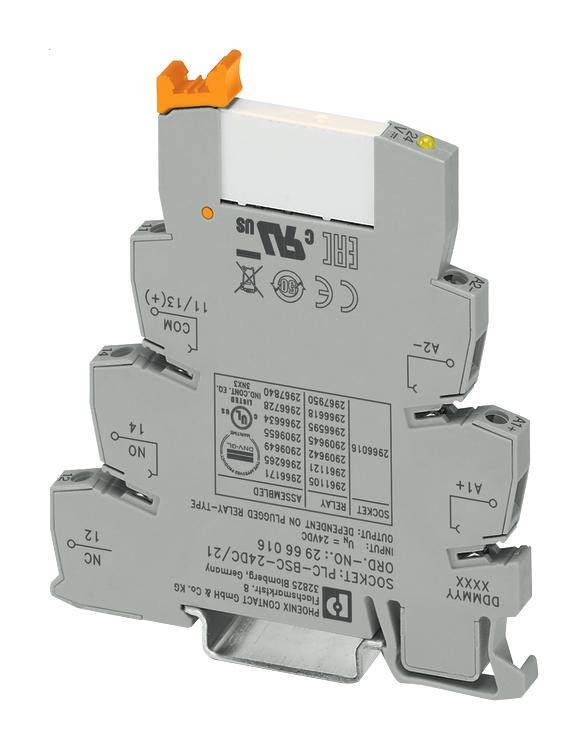 2966265 RELAY, SPDT, 30VAC, 36VDC, 0.05A PHOENIX CONTACT