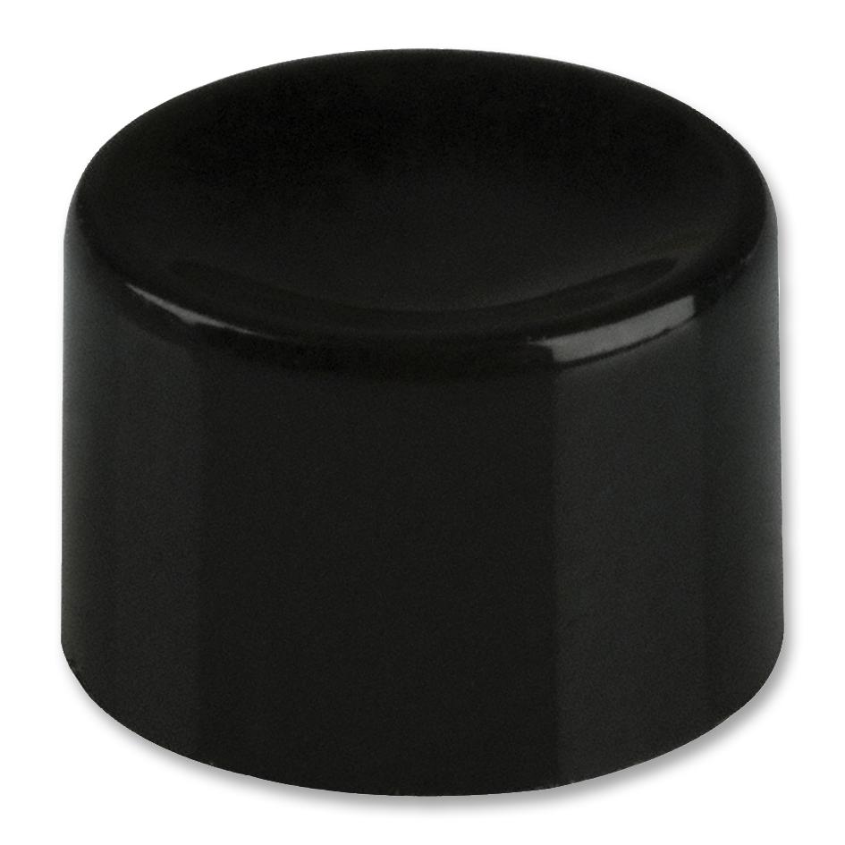 801802000 CAP, ROUND, BLACK, 7.87X6.35MM, FOR 8020 C&K COMPONENTS