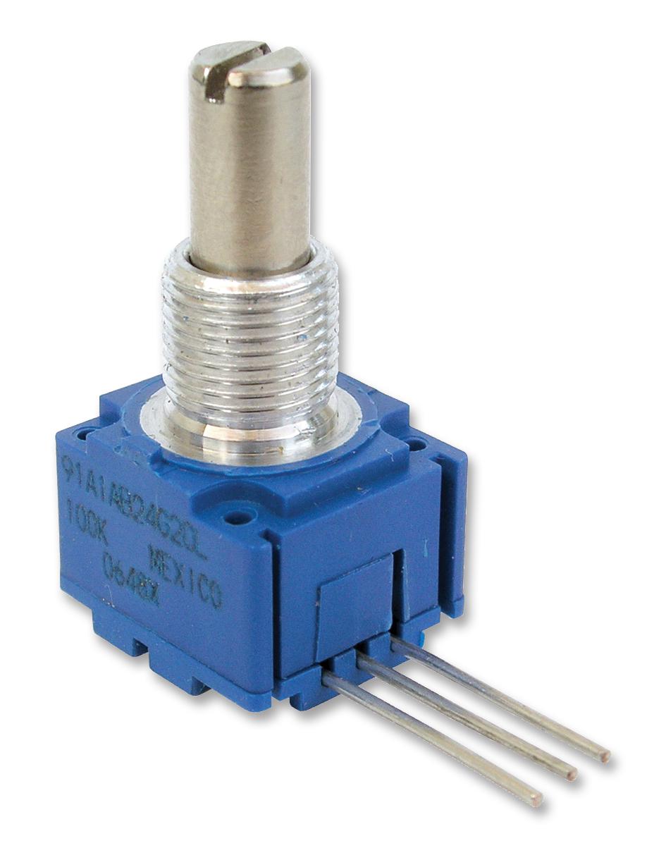 91A1A-B28-A10L POTENTIOMETER, LINEAR, 1KOHM, 10%, 2W BOURNS