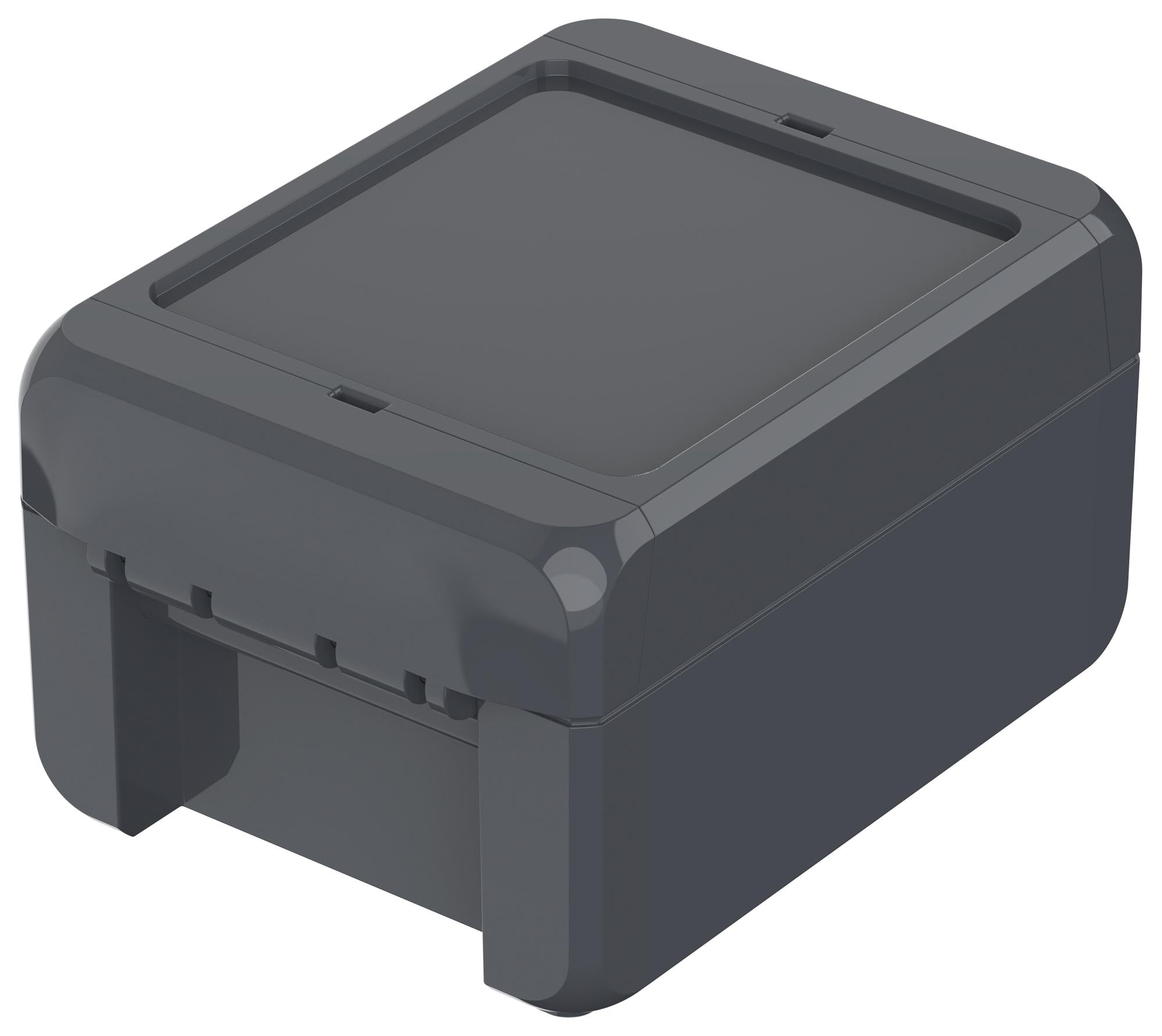 B 100806 PC-V0 GRAPHITE GREY ENCLOSURE, POLYCARBONATE, GRAPHITE GREY BOPLA