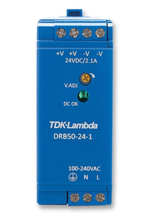 DRB-50-12-1 POWER SUPPLY, 50W, 12V, 4.2A TDK-LAMBDA