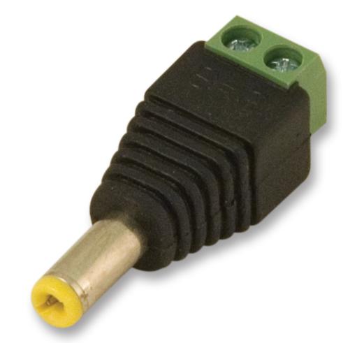 CLB-JL52 ADAPTOR, 2.1MM DC PLUG-TERMINAL BLOCK CLEVER LITTLE BOX