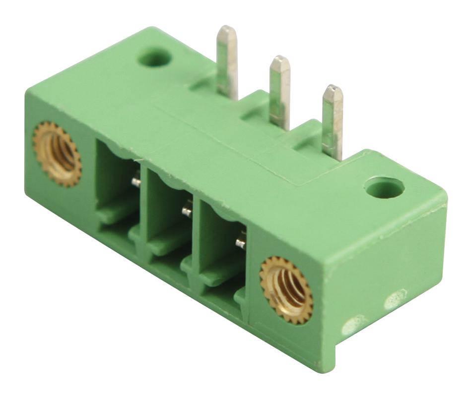 MC 1,5/ 3-GF-3,81-LR TERMINAL BLOCK, PCB, HEADER, 3POS PHOENIX CONTACT