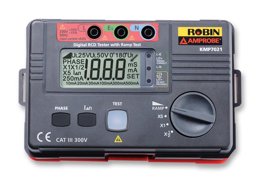 KMP7021 DIGITAL RCD TESTER WITH RAMP TEST BEHA-AMPROBE