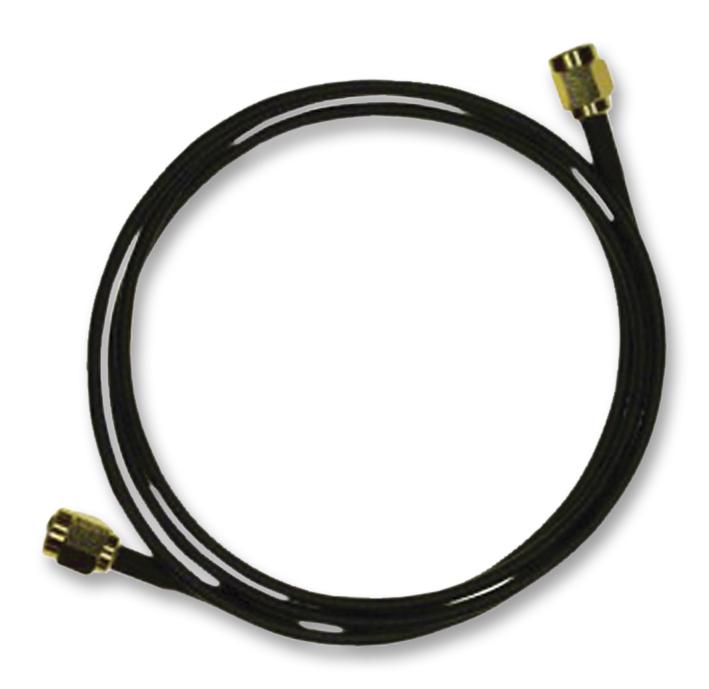 135101-02-06.00 COAXIAL CABLE, RG174/U, SMA PLUG, 6INCH AMPHENOL CONNEX