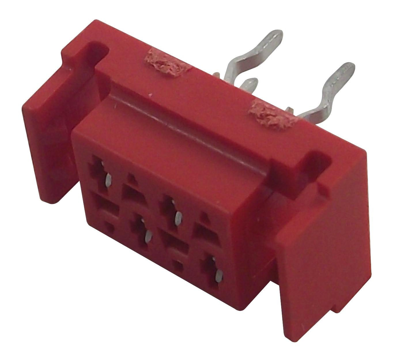 338068-4 CONNECTOR, RCPT, 4POS, 2ROW, 1.27MM AMP - TE CONNECTIVITY
