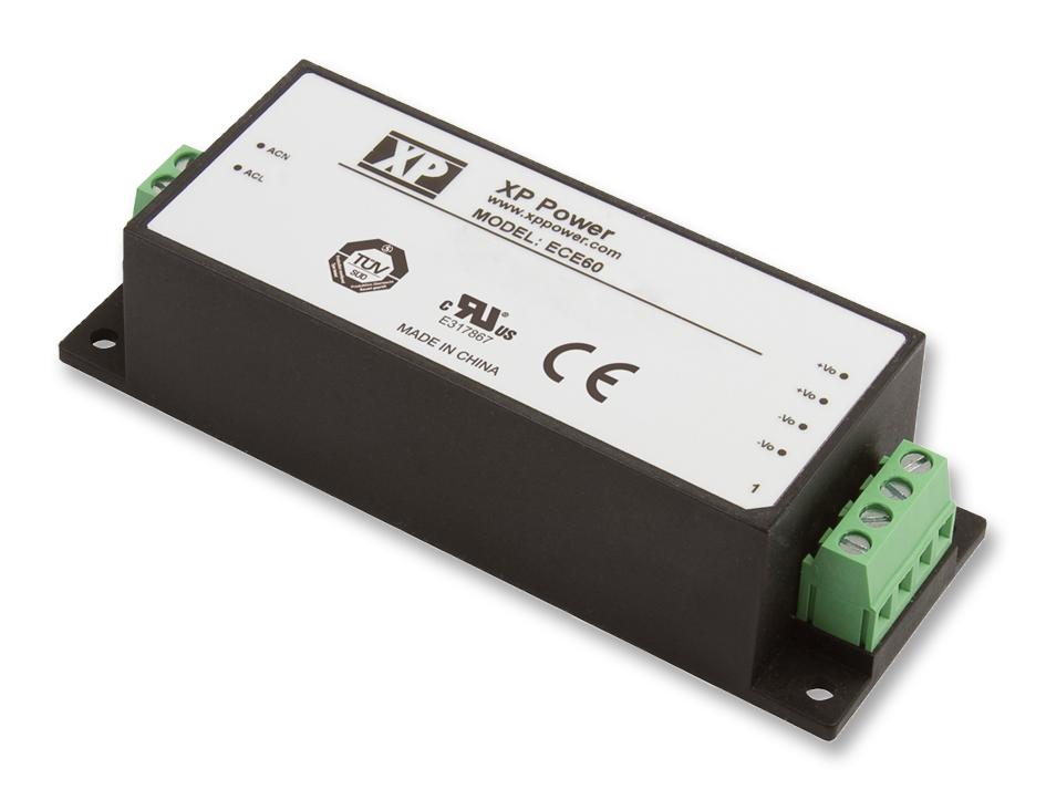 ECE60US15-S AC/DC CONVERTER, 60W, 15V, 4A XP POWER