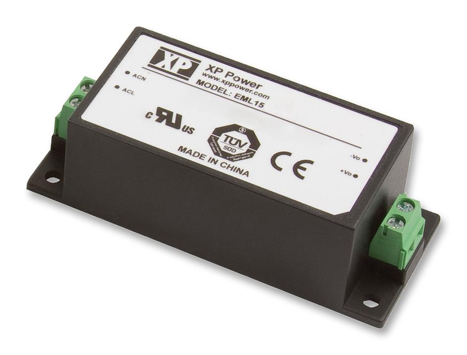 EML15US36-S AC/DC CONVERTER, 15W, 36V, 0.42A XP POWER