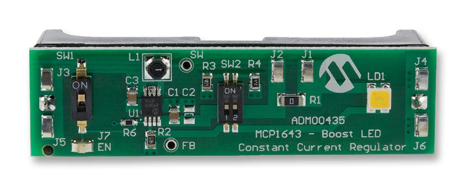 ADM00435 EVAL BOARD, MCP1643 SYNC BOOST LED REG MICROCHIP