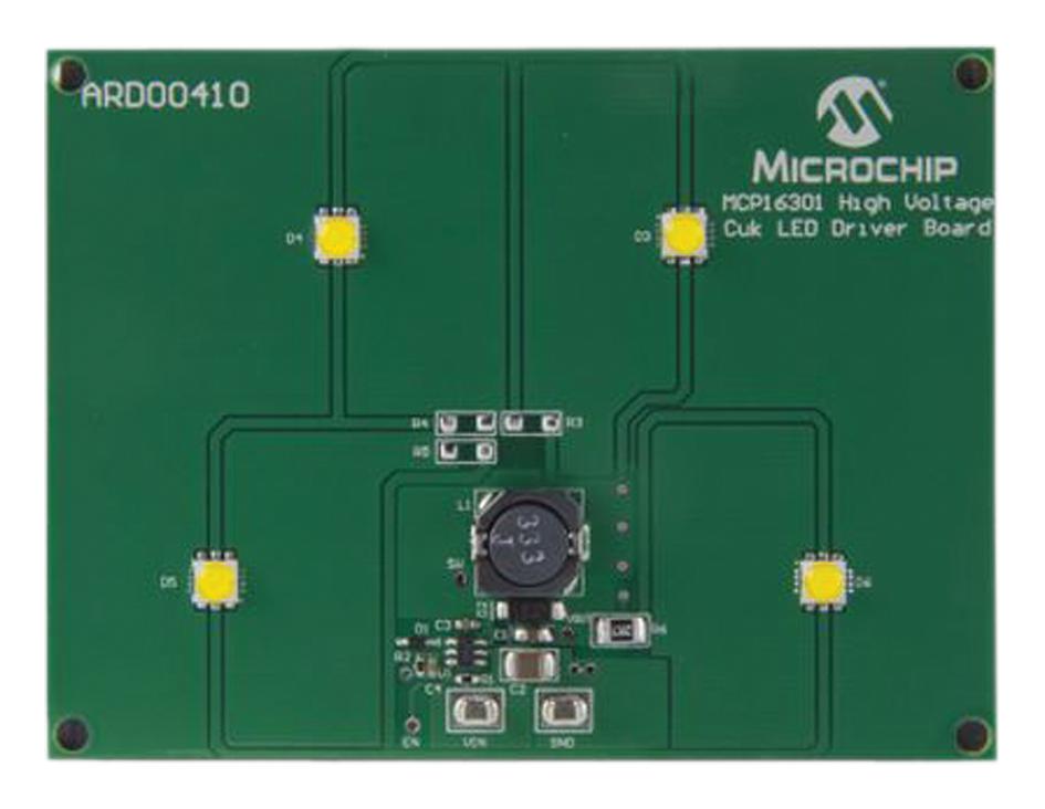 ARD00410 DEMO BOARD MCP16301 BUCK LED DRIVER MICROCHIP