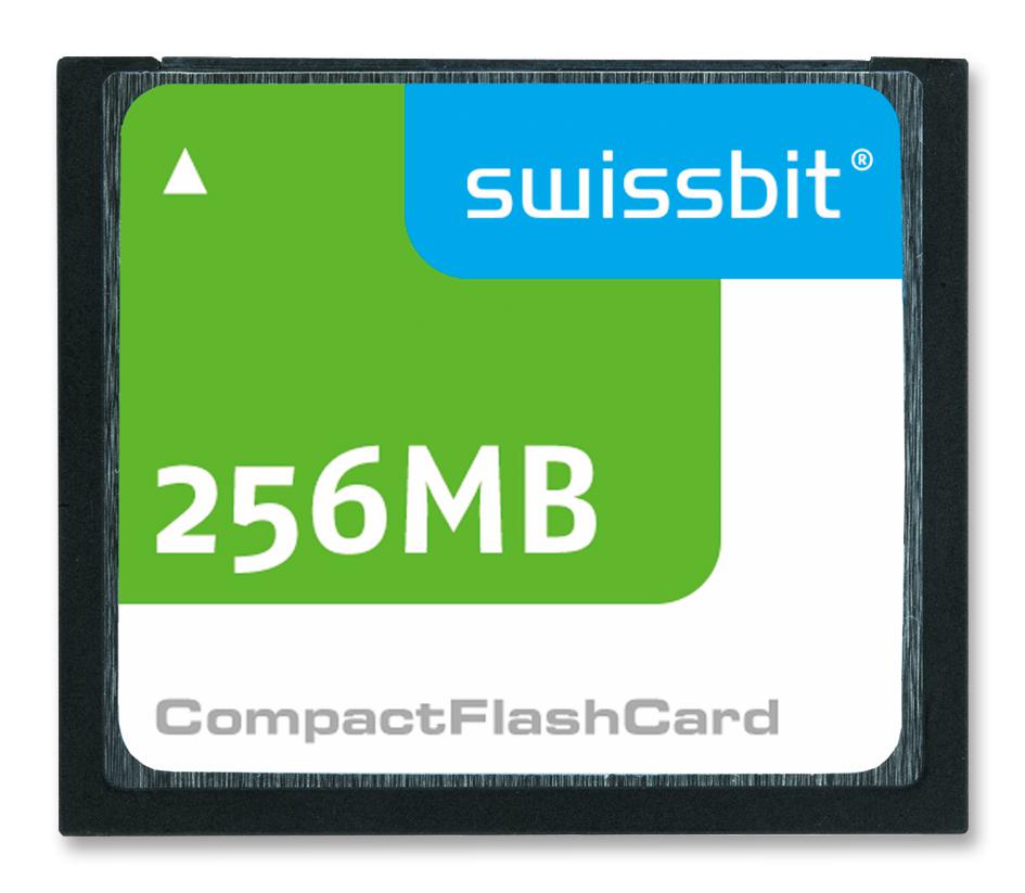 SFCF0512H1BK1MT-I-MS-553-SMA CARD, COMPACTFLASH, 512MB SWISSBIT