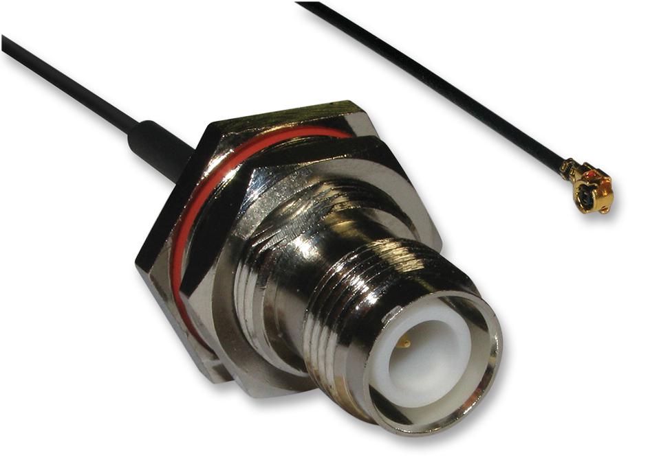 336206-14-0150 COAXIAL CABLE, 1.37MM, AMC-TNC, 0.15M AMPHENOL CONNEX