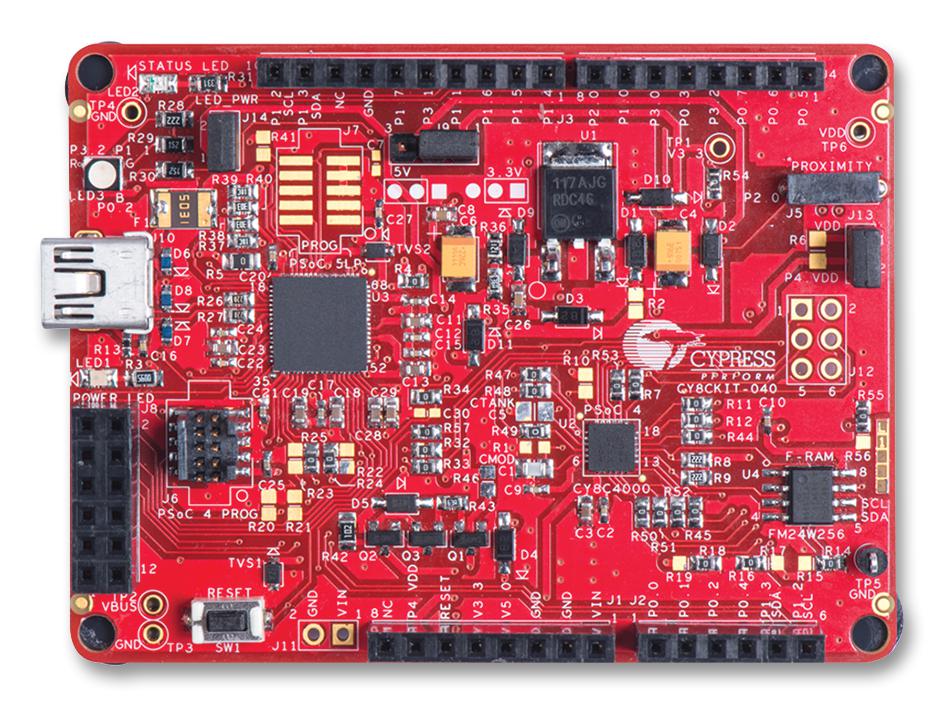 CY8CKIT-040 DEV BOARD, CORTEX-M0 CAPSENSE CYPRESS - INFINEON TECHNOLOGIES