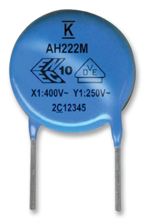 C951U472MUVDBA7317 CAP, CER, Y5V, 4700PF, 400VAC, RAD KEMET