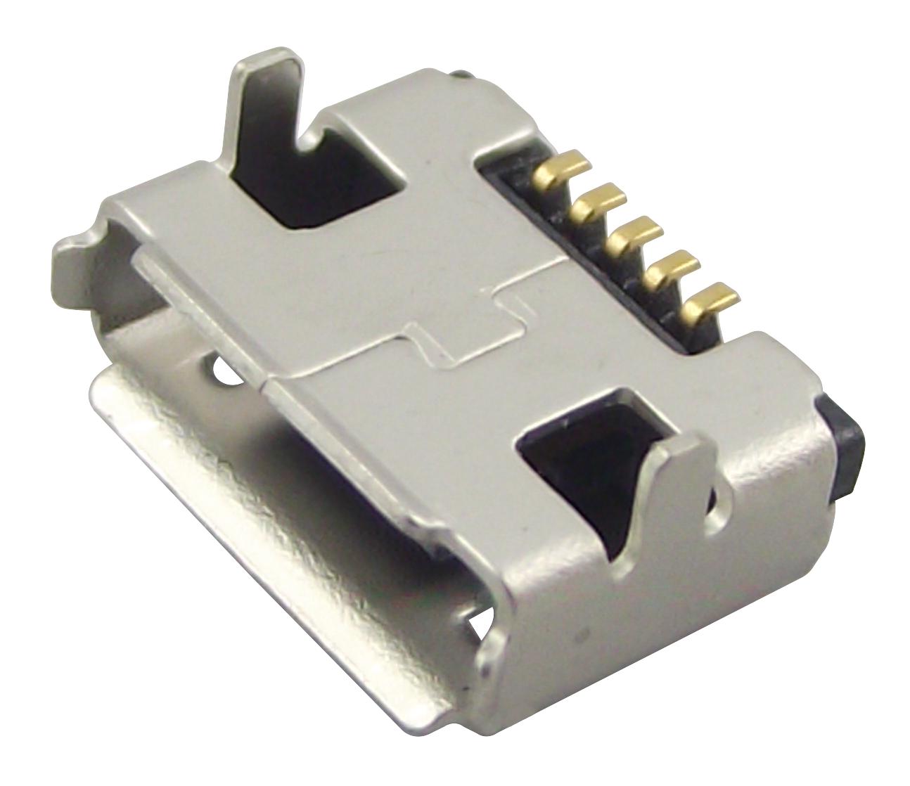 USB3090-30-A MICRO USB, 2.0 TYPE AB, RECEPTACLE, SMT GCT (GLOBAL CONNECTOR TECHNOLOGY)