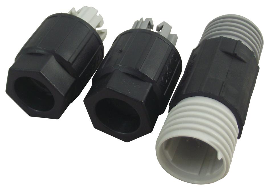 Q 0,75/4IDC/18-18KU-KU BK CONNECTOR, CIRCULAR, RCPT, 4POS, CABLE PHOENIX CONTACT