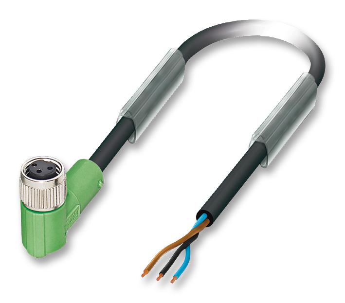 SAC-3P-10,0-PUR/M 8FR SENSOR CABLE, 3POS, M8 R/A SOCKET, 10M PHOENIX CONTACT
