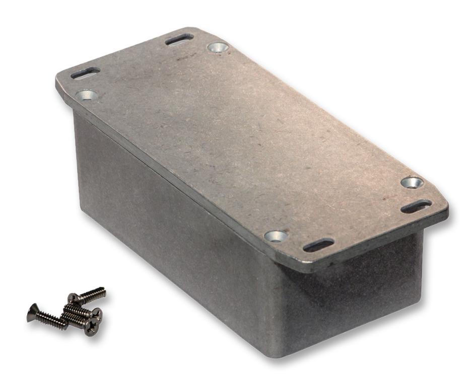 1590BSFL INSTR ENCLOSURE, ALUM ALLOY, NATURAL HAMMOND