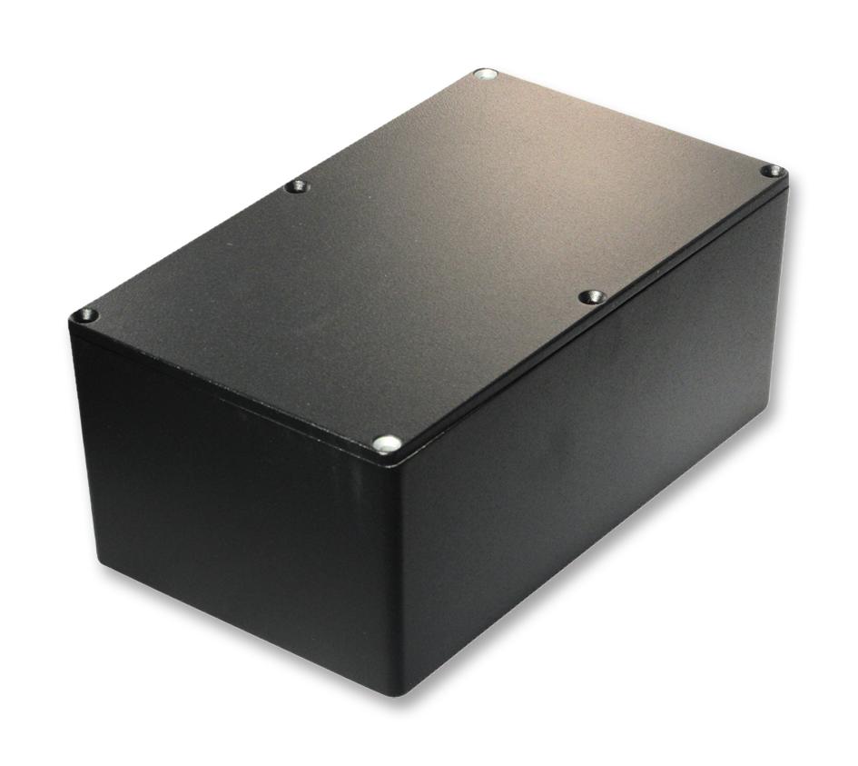 1590WEEBK INSTRUMENT ENCLOSURE, ALUM ALLOY, BLACK HAMMOND