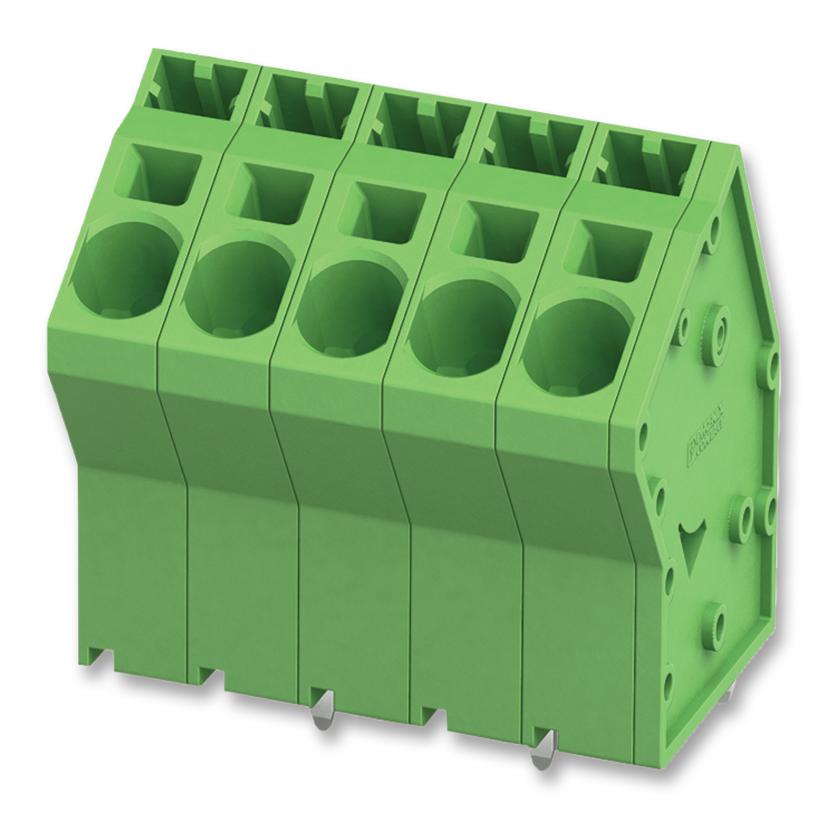 SPTA 5/ 2-7,5-ZB TERMINAL BLOCK, WIRE TO BRD, 2POS, 8AWG PHOENIX CONTACT