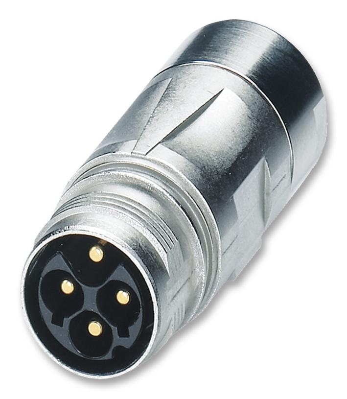 ST-3EP1N8A9K04S CIRCULAR CONNECTOR, RCPT, 4POS, CABLE PHOENIX CONTACT