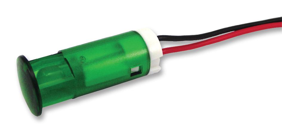 QS103XXHG220 INDICATOR, LED PANEL MNT, 10MM, GREEN APEM