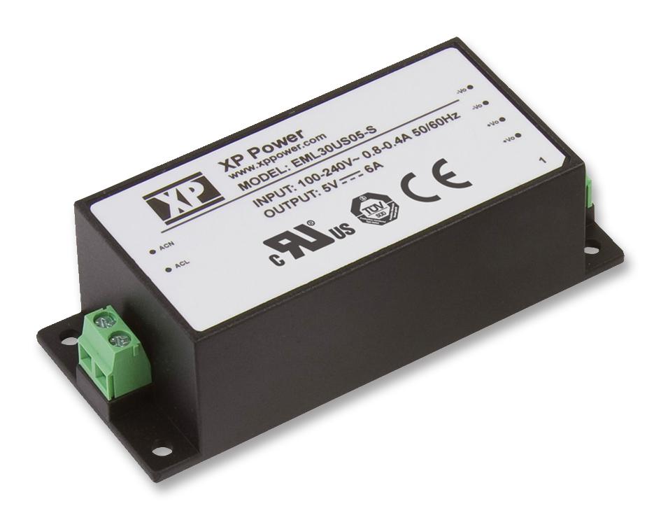 EML30US05-S POWER SUPPLY, AC-DC, MEDICAL, 5V, 6A XP POWER