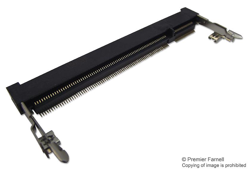 1717254-1 CONNECTOR, SODIMM, 200POS, SMT AMP - TE CONNECTIVITY