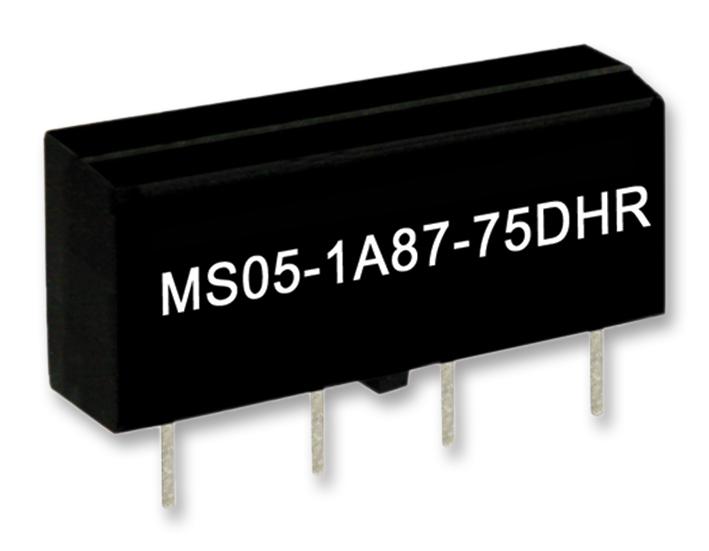 MS05-1A87-75LHR RELAY, REED, SPST-NO, 200V, 0.5A, THT STANDEXMEDER