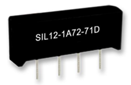 SIL05-1A72-71LHR RELAY, REED, SPST-NO, 200V, 1A, THT STANDEXMEDER