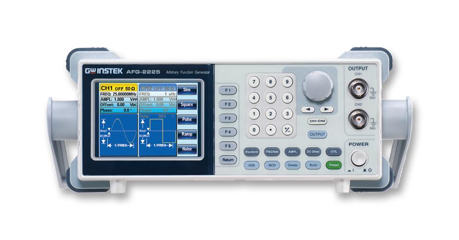 AFG-2225 SIGNAL GENERATOR, 2CH, ARB/FUNC, 25MHZ GW INSTEK