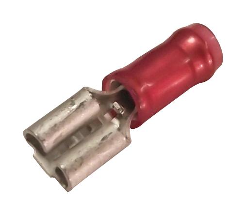 640909-1 FEMALE DISCONNECT, 5.21MM, 22-18AWG, RED AMP - TE CONNECTIVITY