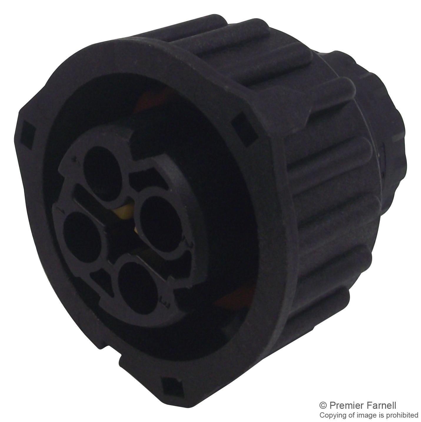 1-968968-1 CIRCULAR CONNECTOR, RCPT, CABLE AMP - TE CONNECTIVITY