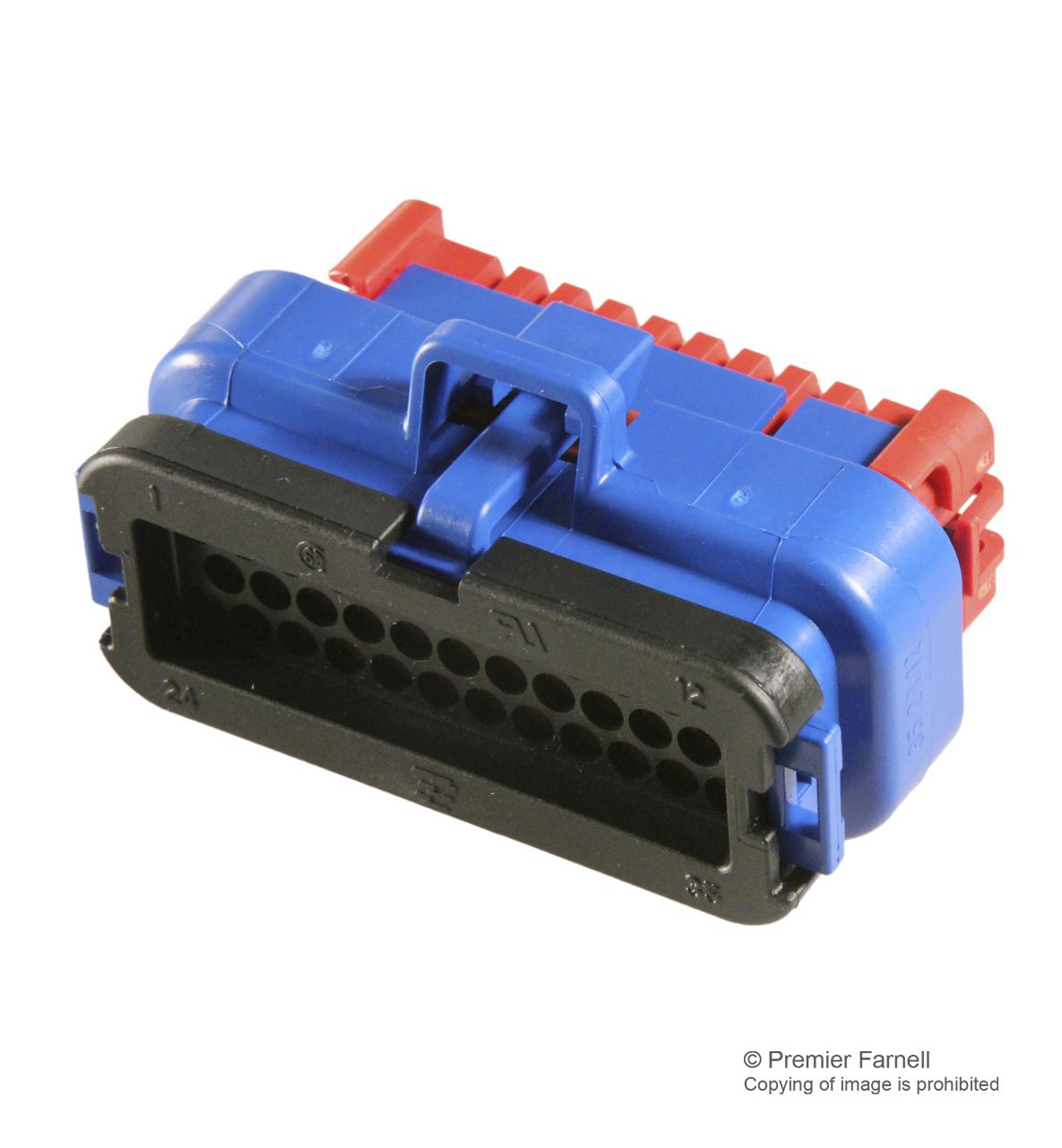 776164-5 RECTANGULAR POWER HOUSING, PLUG, CABLE AMP - TE CONNECTIVITY