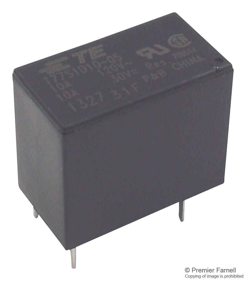 1393194-7 POWER RELAY, SPST-NO, 5VDC, 10A, THD OEG - TE CONNECTIVITY
