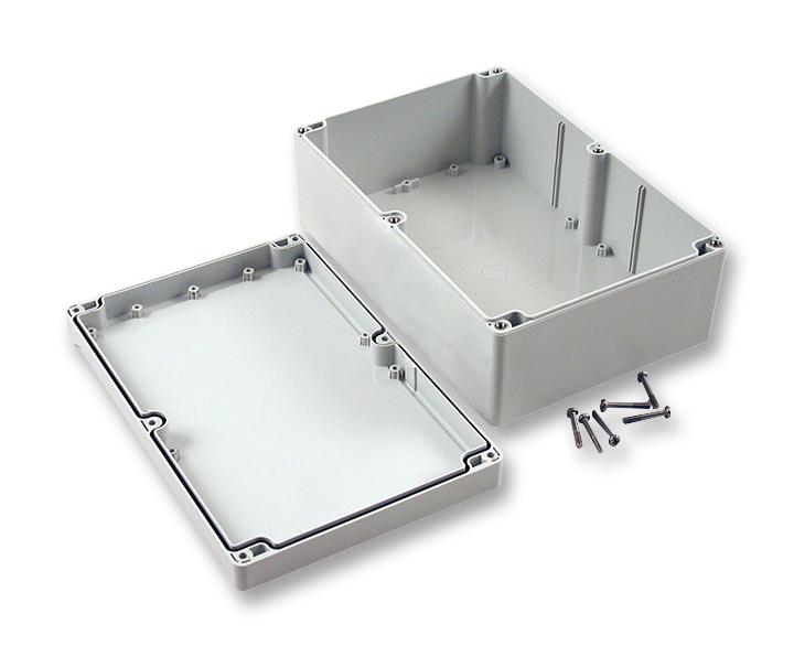 1555VAGY PCB BOX ENCLOSURE, ABS, GREY HAMMOND