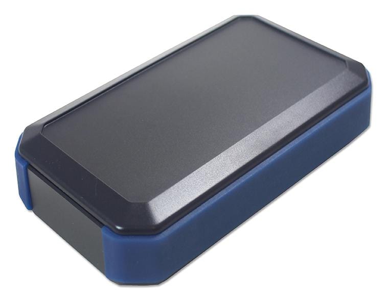 WH145-33-M2-BN HANDHELD ENCLOSURE, ABS, BLACK/BLUE TAKACHI