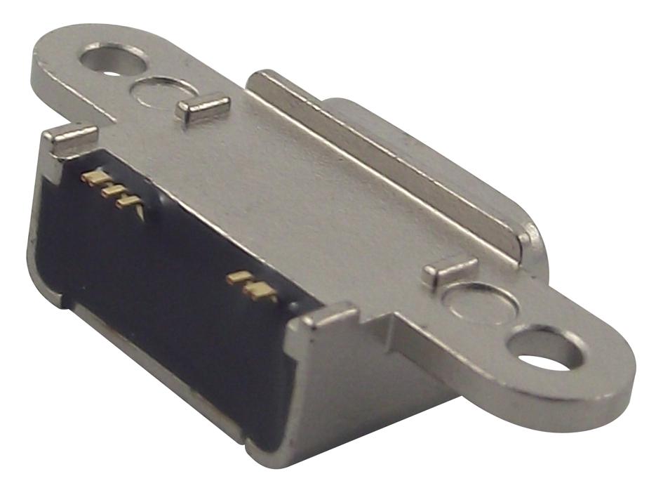 2108877-1 MICRO USB CONN, 2.0 TYPE B, RCPT, SMD TE CONNECTIVITY