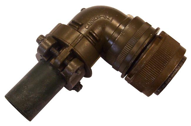 MS3108R12S-4P CIRCULAR CONNECTOR, PLUG, 12S-4, CABLE ITT CANNON