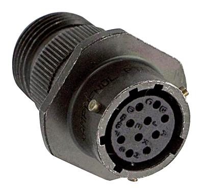 PT01CE8-3S-SR CIRCULAR CONNECTOR, RCPT, 8-3, CABLE AMPHENOL INDUSTRIAL