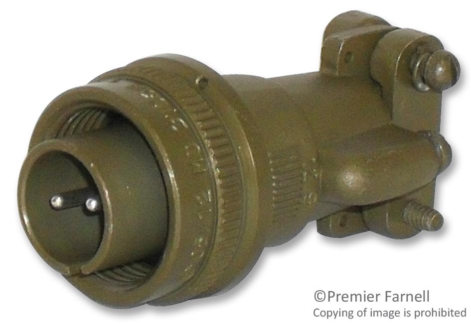 MS3106E12S-3PW CIRCULAR CONNECTOR, PLUG, 12S-3, CABLE ITT CANNON