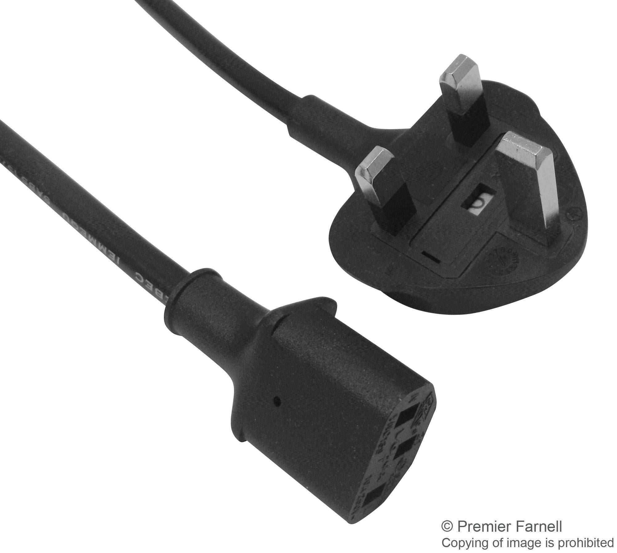 GW-151658 POWER CORD, UK PLUG-IEC C13, 1.8M, 10A MULTICOMP PRO