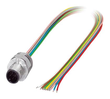 SACC-EC-MS-8CON-M16/0,5 SCO SENSOR CORD, 8P, M12 PLUG-FREE END, 0.5M PHOENIX CONTACT