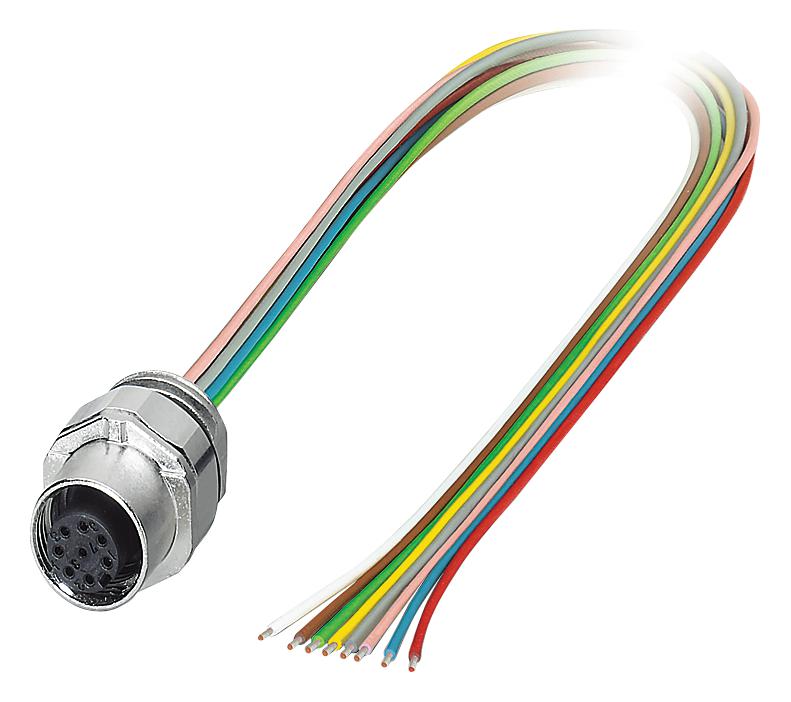 SACC-EC-FS-8CON-M16/0,5 SCO SENSOR CORD, 8P, M12 RCPT-FREE END, 0.5M PHOENIX CONTACT