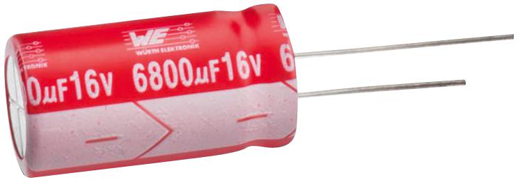 860020472006 CAPACITOR, ALU ELEC, 47UF, 25V, RADIAL WURTH ELEKTRONIK