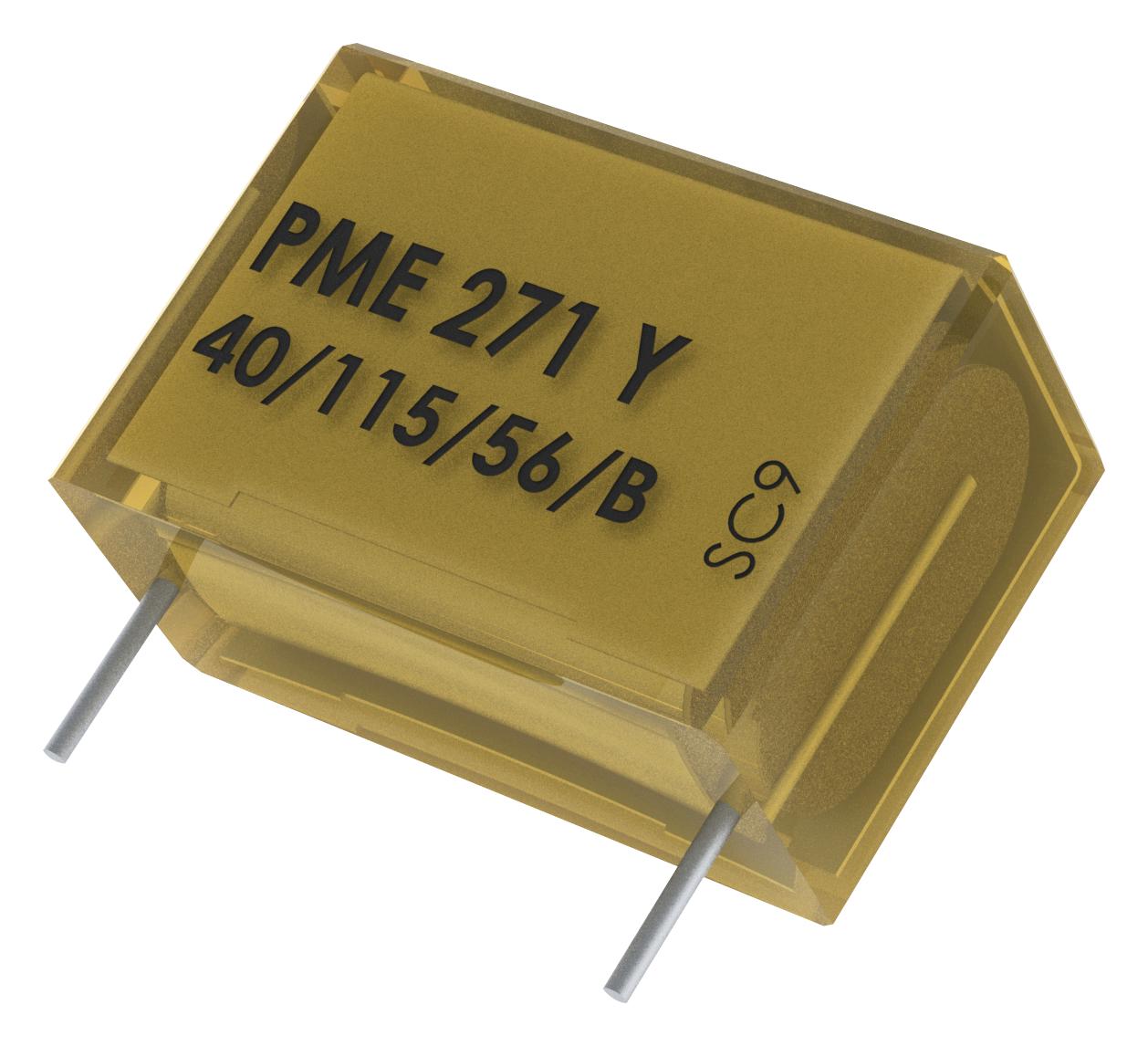 PME271YD6100MR30 CAP, 0.1µF, 20%, PAPER, RADIAL KEMET
